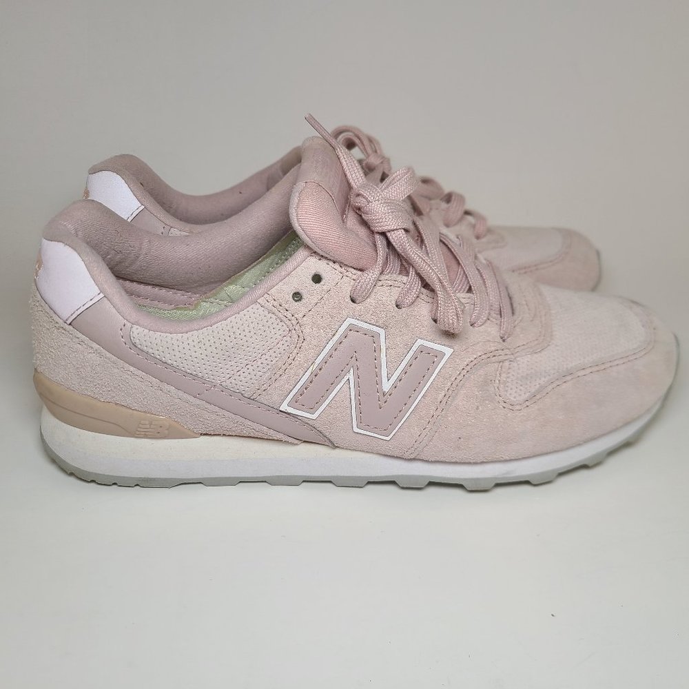New Balance Women's 696 WL696WPP Rose Pink Running Shoes Lace Up Size 8.5